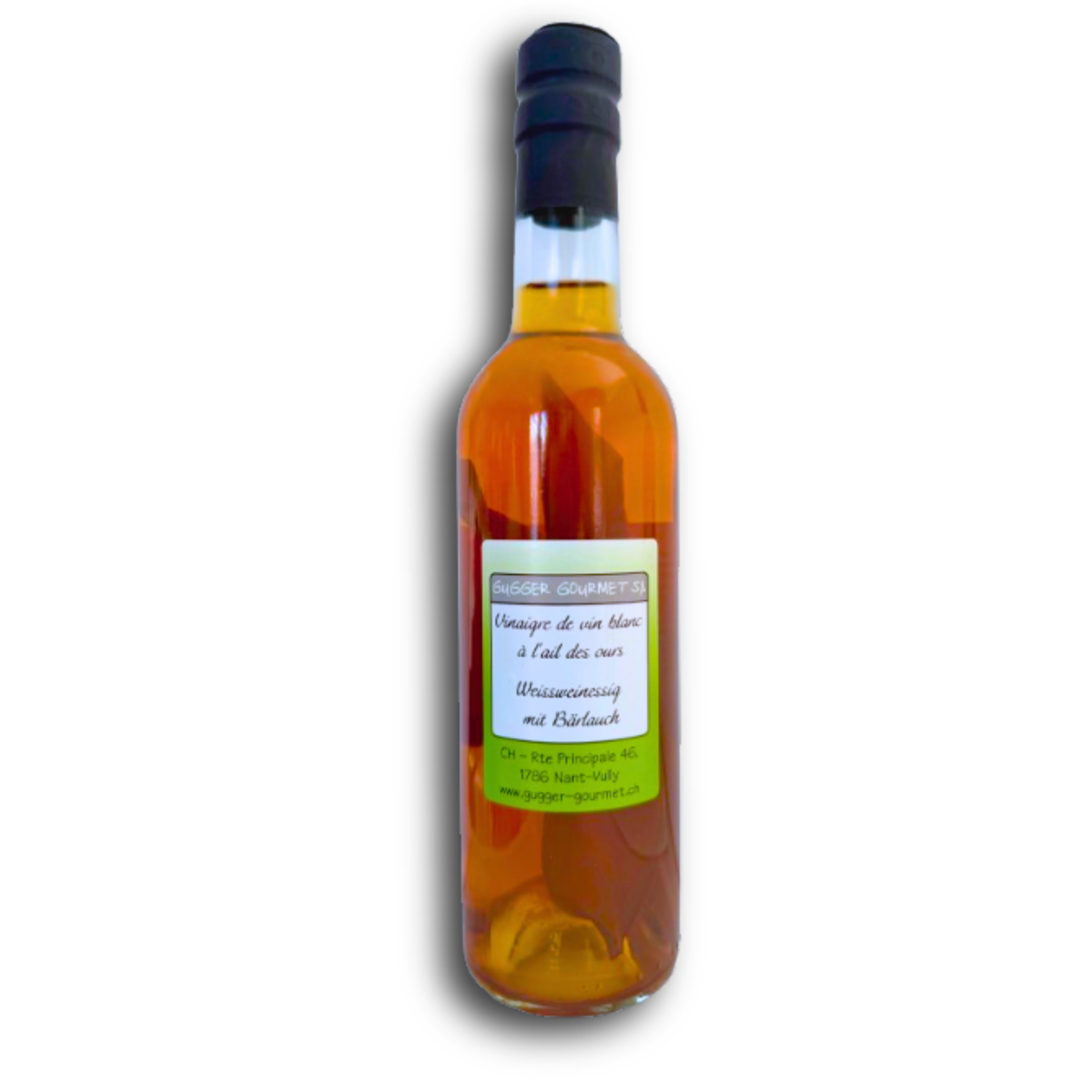 Vinaigre de vin blanc à l'extrait d'ail des ours 375ml