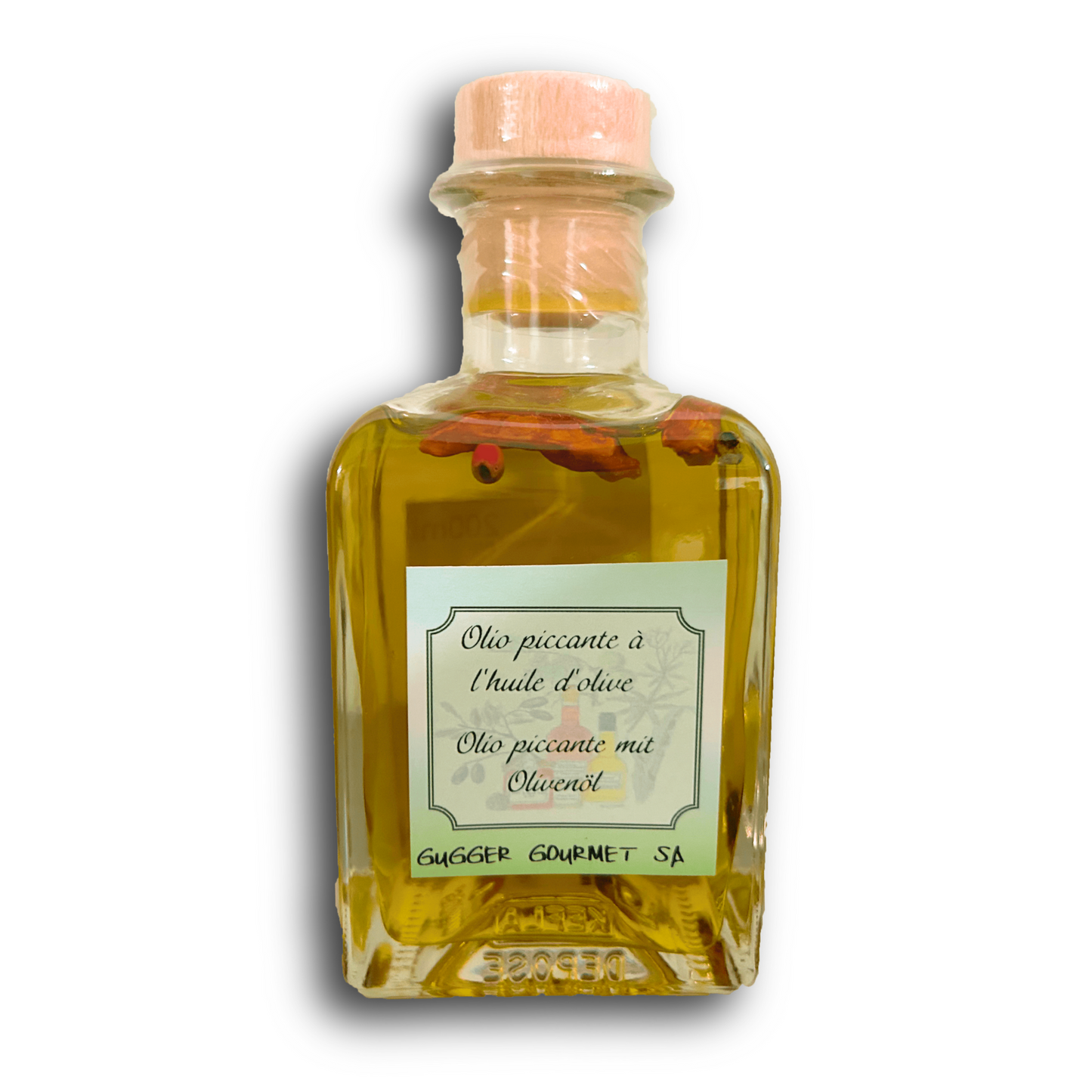 Olio piccante mit Olivenöl